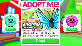 LEAKED 🎉 7TH BIRTHDAY BUTTERFLY 🦋 Adopt Me on Roblox [upl. by Nomed]