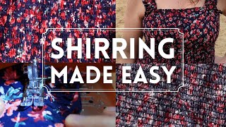 My Top 5 Tips for Shirring  Basics of How to Shirr  Loading Shirring Elastic in Different Machines [upl. by Adaline]