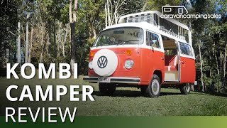 1976 Volkswagen Kombi camper review  caravancampingsales [upl. by Olette]