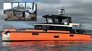 EXCLUSIVE FIRST LOOK XPM 78 ‘Vanguard’ Explorer Yacht Tour [upl. by Horowitz746]