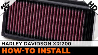 Harley Davidson XR1200 HD1208 Air Filter Installation [upl. by Reena]