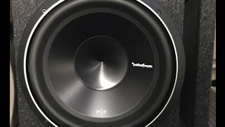 12quot Rockford Fosgate Subwoofer install [upl. by Grantland]