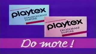 1980s  Playtex Tampons Commercial [upl. by Savill175]