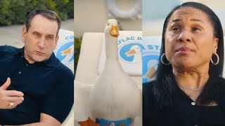 Aflac Commercial 2023 Coach K and Dawn Staley Ad Review [upl. by Levi]