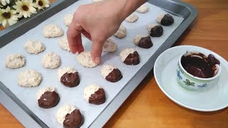 Biscotti di mandorla e cioccolato😋Ricetta facilissima [upl. by Ahsenal926]