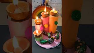 Easy diy diwali diya stand 🪔 easy diy diwali decore🪔shorts​ Diwali​ diy​trending​ craft​ [upl. by Adnarb901]