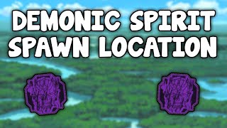 Demonic Spirit Spawn Location Shindo Life Roblox [upl. by Yrram]