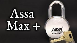 284 Assa Max  Round Body Padlock Picked and Gutted [upl. by Della]