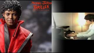 Thriller  Michael Jackson Yoonha Hwang Piano Acoustic Cover  Music Video with lyrics [upl. by Tressa]