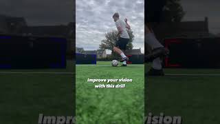 How To Improve Vision And Awareness In Football  Awareness Drill [upl. by Aikcin]