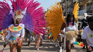 Wow Takoradi Masquerade Carnival 2022 on the Street MASSIVE Turn Out and Almost Nàked lady oh [upl. by Kilah]