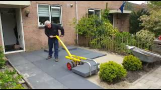 Master class 60 x 60 tegels leggen door pensionado [upl. by Lissi]