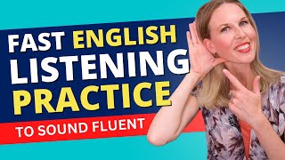 Practice for Understanding FASTTALKING English  Listening Exercise [upl. by Ahseei713]