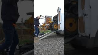 Tractor unloading Motor Lombardini 6LD360 made in italy [upl. by Sacrod]