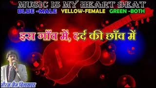 RAMAIYA VASTA VAIYYAKARAOKE WITH HINDI LYRICS BY NIRAJ JAIN [upl. by Silbahc27]