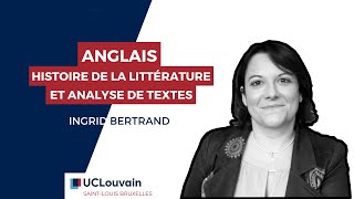 Anglais  histoire de la littérature et analyse de textes [upl. by Nrubliw475]