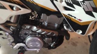 DRZ400sm oil breather mod [upl. by Mariska913]