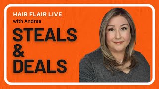 Hair Flair Live Steals amp Deals Edition  Quick look at 12 styles from Top Wig Brands [upl. by Mort]