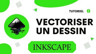 Comment vectoriser un dessin avec Inkscape [upl. by Lenox]