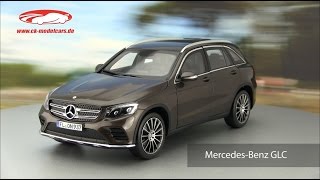 ckmodelcarsvideo MercedesBenz GLC Baujahr 2015 braun metallic Norev [upl. by Atteiram497]