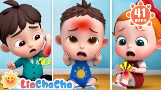 Boo Boo Song  Play Safe Song for Kids  Good Habit Song  LiaChaCha Kids Songs amp Nursery Rhymes [upl. by Shedd]