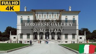 Borghese Gallery Rome Italy 2023 4K walking tour [upl. by Ellenyl]