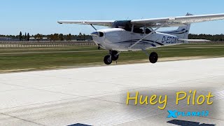 Cessna 172 Digital lands in Pierre Trudeau Montreal Intern CYUL [upl. by Jerman]