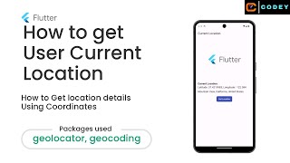 How to get user current location in flutter  Get location details using location coordinates [upl. by Pollard]