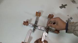 Badminton Racket Stringing Machine Install 1 [upl. by Hillinck]