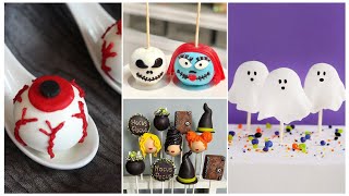 Halloween Cake Pops  Lots of Spooky Halloween Shapes  💀 [upl. by Uhthna]