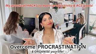 How to OVERCOME PROCRASTINATION  In 2024 techniques apps practical steps organize productive [upl. by Curtis]