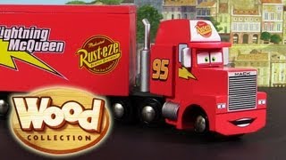 Cars 2 Mack Hauler Truck Wood Collection ToysRUS Semi [upl. by Yelsnit]