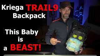 Kriega TRAIL 9 Backpack This baby is a BEAST EngSubs [upl. by Niriam]