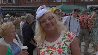 Lytham St Annes 1940s Wartime Weekend 2022  Dancing in the Square 2 4K HLG [upl. by Nnahaid]