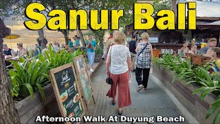 Bali Is In A low Season How is This Area In Sanur Now Afternoon Walk In Sanur Bali [upl. by Laehcor706]