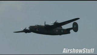 B24 Liberator quotDiamond Lilquot  Thunder Over Michigan 2014 [upl. by Nahamas477]