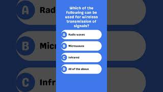 Which methods are used for wireless signal transmission [upl. by Marciano]