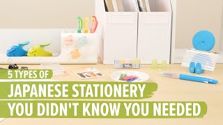 5 Types of Japanese Stationery You Didnt Know You Needed [upl. by Nobe367]