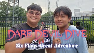 Dare Devil Dive at Six Flags Great Adventure [upl. by Okihcas]