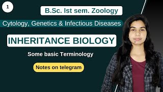 Cytology Genetics amp Infectious Diseases  Some basic Terminology  हिंदी में  Zoology [upl. by Eiroc]