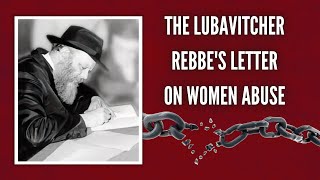 Rabbi YY Jacobson The Lubavitcher Rebbes Letter on Women Abuse [upl. by Eecram]