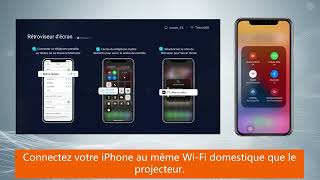 XuanPad FR K10  Connexion iPhone  Projecteur 1080p [upl. by Hezekiah256]