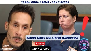 Sarah Boone Trial Day 2 Testimony Recap Boone Takes The Stand TOMORROW [upl. by Isabelle241]