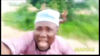 african guy running away from tribe member but with sponge bob music [upl. by Aronel]