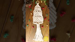 🎄Árvore de Natal Macramê Tutorial👆macrame natal macrametutorial artesanato [upl. by Lledraw]