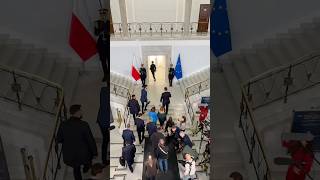 Polski Parlament odwiedziła delegacja Parlamentu Europejskiego sejm europa uniaeuropejska [upl. by Enamrej509]