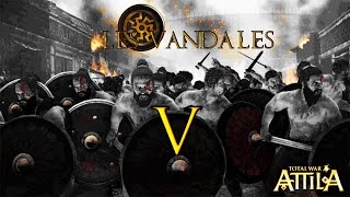 Total War Attila FR Les Vandales 5 Charbonensis [upl. by Eelrebmik925]