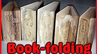 Tutorial  Book folding Bücher falten [upl. by Ewen]