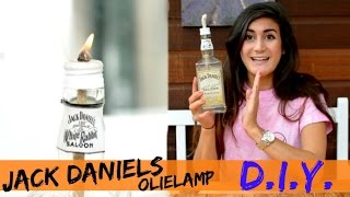 DIY Jack Daniels Olielamp [upl. by Ecirtra]