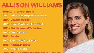 ALLISON WILLIAMS MOVIES LIST [upl. by Lindie75]